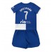 Billige Atletico Madrid Antoine Griezmann #7 Børnetøj Udebanetrøje til baby 2023-24 Kortærmet (+ korte bukser)
